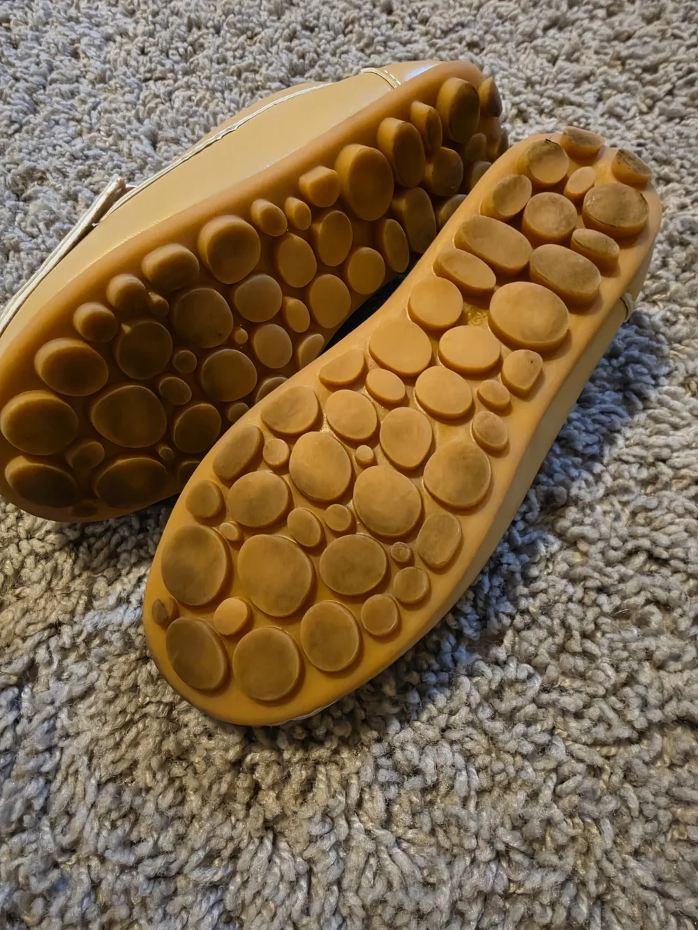 Kids Tan Slip-On Loafers
